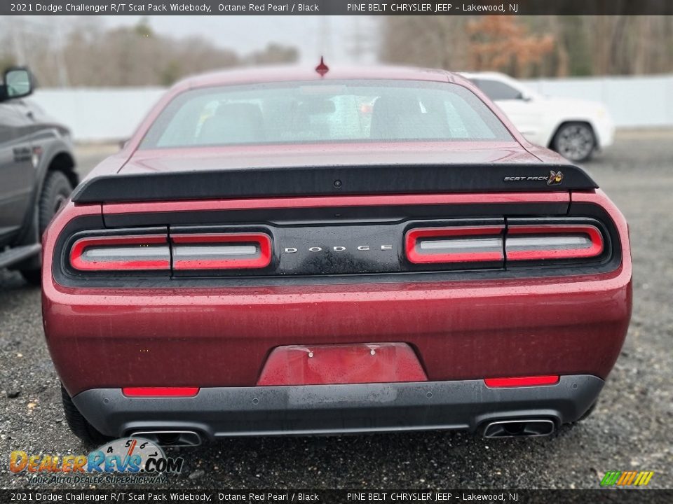 2021 Dodge Challenger R/T Scat Pack Widebody Octane Red Pearl / Black Photo #4