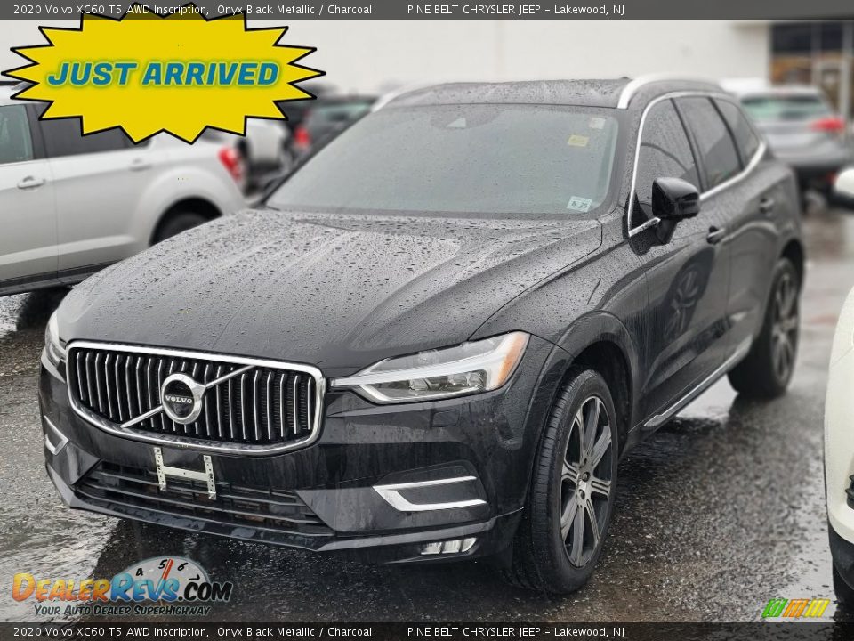 2020 Volvo XC60 T5 AWD Inscription Onyx Black Metallic / Charcoal Photo #1