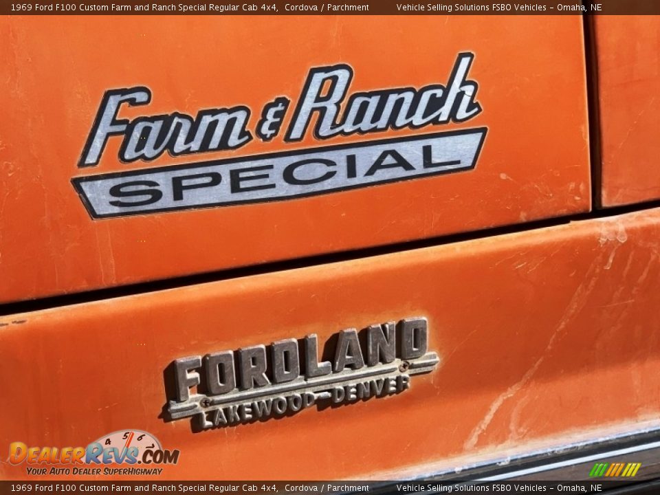1969 Ford F100 Custom Farm and Ranch Special Regular Cab 4x4 Logo Photo #10