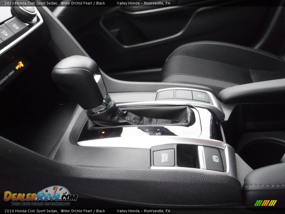 2019 Honda Civic Sport Sedan White Orchid Pearl / Black Photo #15