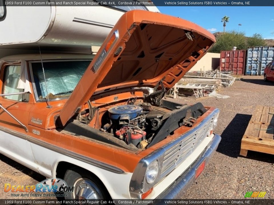 1969 Ford F100 Custom Farm and Ranch Special Regular Cab 4x4 302 ci. OHV 16-Valve V8 Engine Photo #15