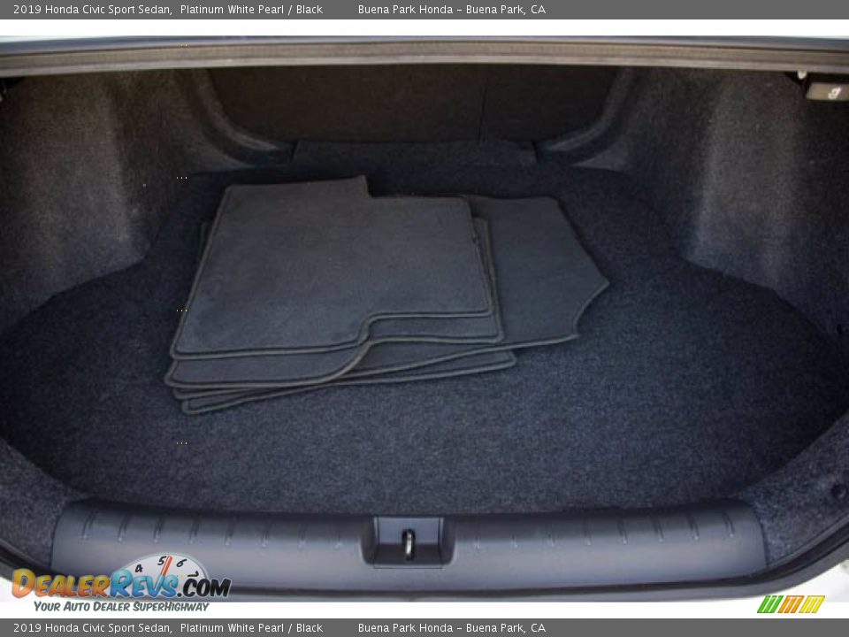 2019 Honda Civic Sport Sedan Platinum White Pearl / Black Photo #20