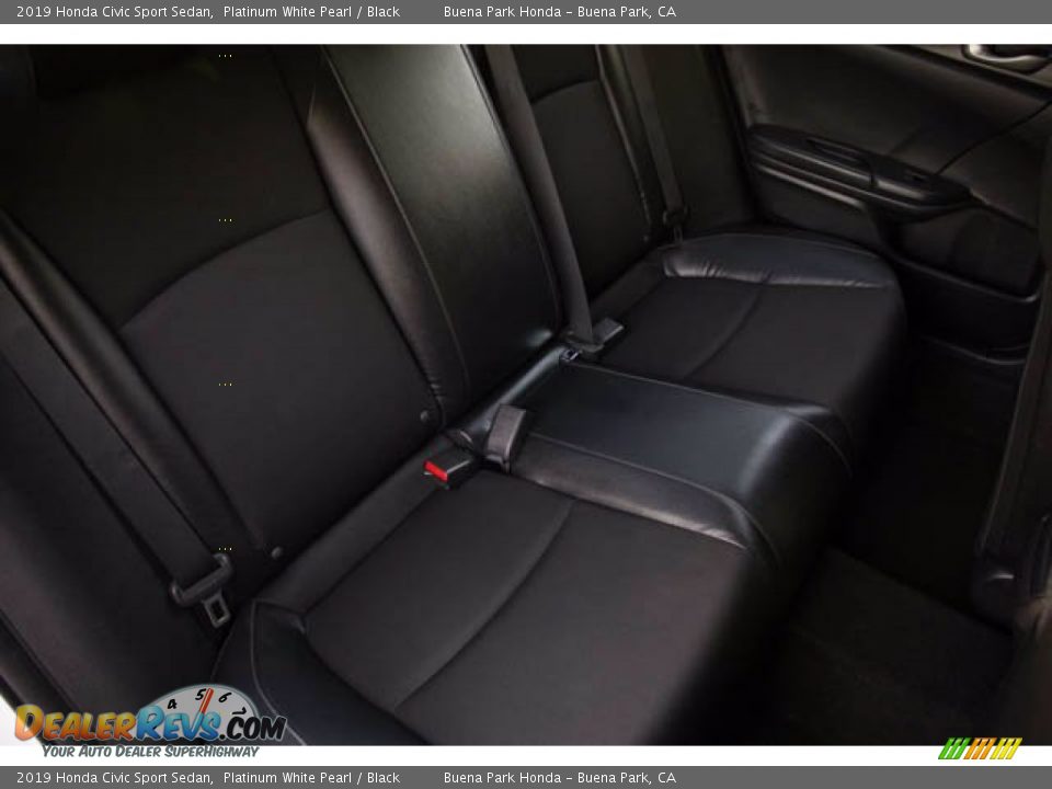 2019 Honda Civic Sport Sedan Platinum White Pearl / Black Photo #22