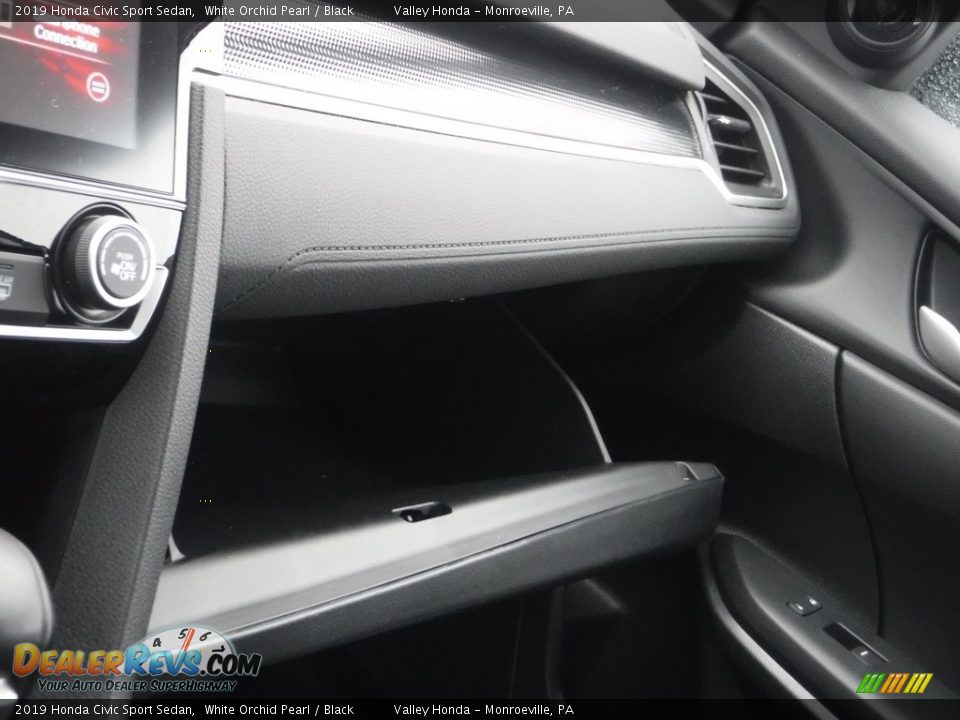 2019 Honda Civic Sport Sedan White Orchid Pearl / Black Photo #23