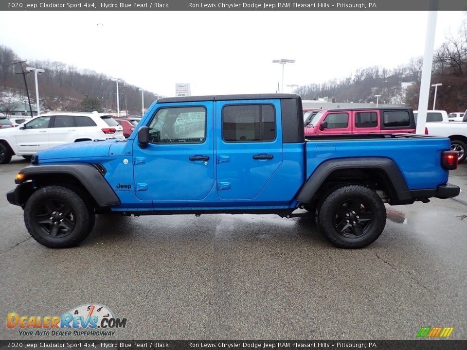 2020 Jeep Gladiator Sport 4x4 Hydro Blue Pearl / Black Photo #2