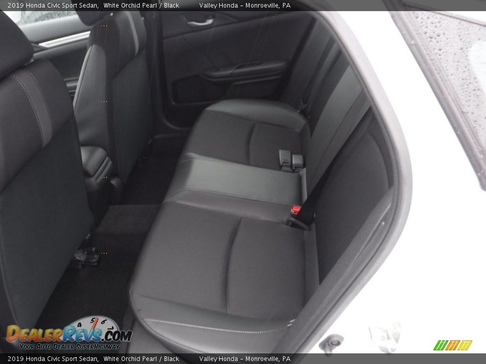 2019 Honda Civic Sport Sedan White Orchid Pearl / Black Photo #25
