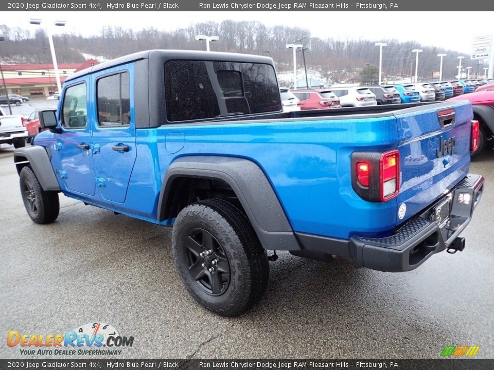 2020 Jeep Gladiator Sport 4x4 Hydro Blue Pearl / Black Photo #3