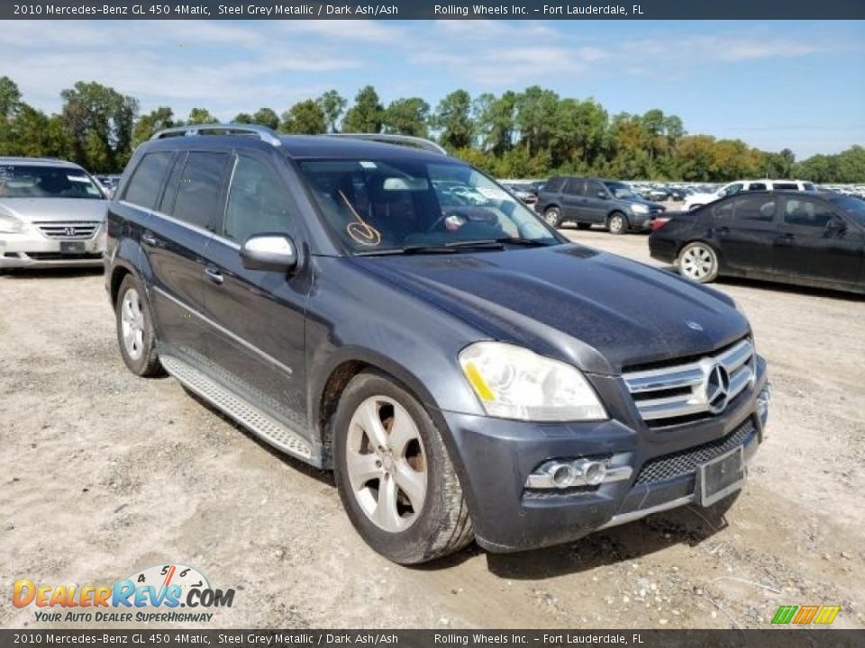 2010 Mercedes-Benz GL 450 4Matic Steel Grey Metallic / Dark Ash/Ash Photo #1