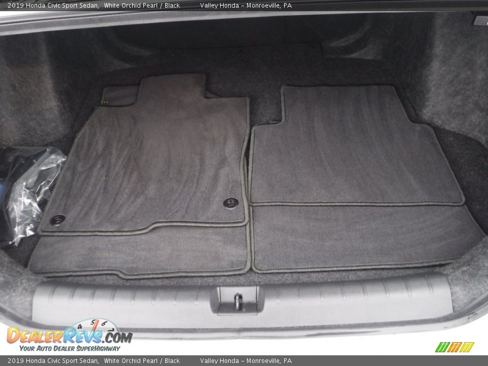 2019 Honda Civic Sport Sedan White Orchid Pearl / Black Photo #26