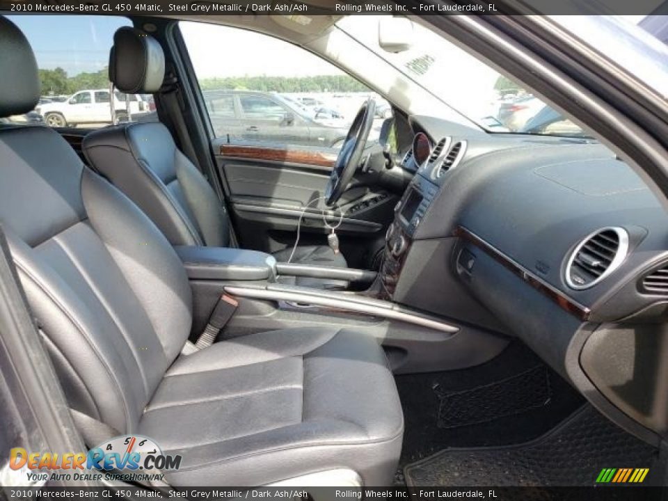 2010 Mercedes-Benz GL 450 4Matic Steel Grey Metallic / Dark Ash/Ash Photo #4