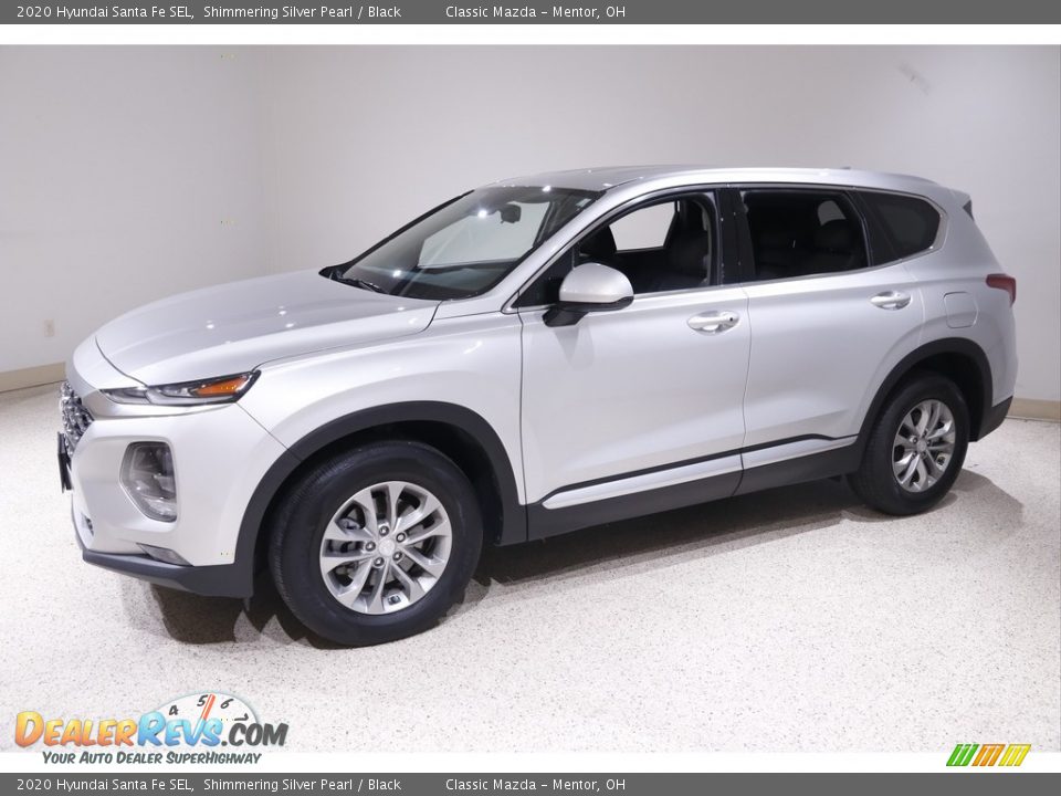 2020 Hyundai Santa Fe SEL Shimmering Silver Pearl / Black Photo #3