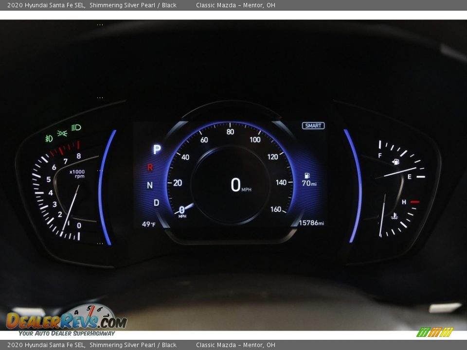 2020 Hyundai Santa Fe SEL Shimmering Silver Pearl / Black Photo #8