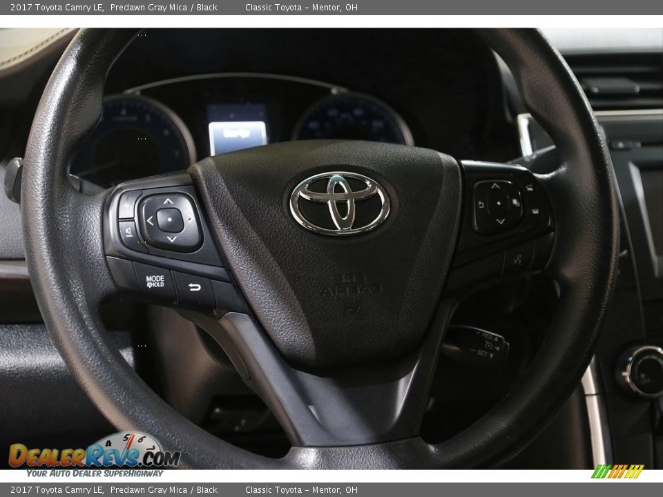 2017 Toyota Camry LE Predawn Gray Mica / Black Photo #7