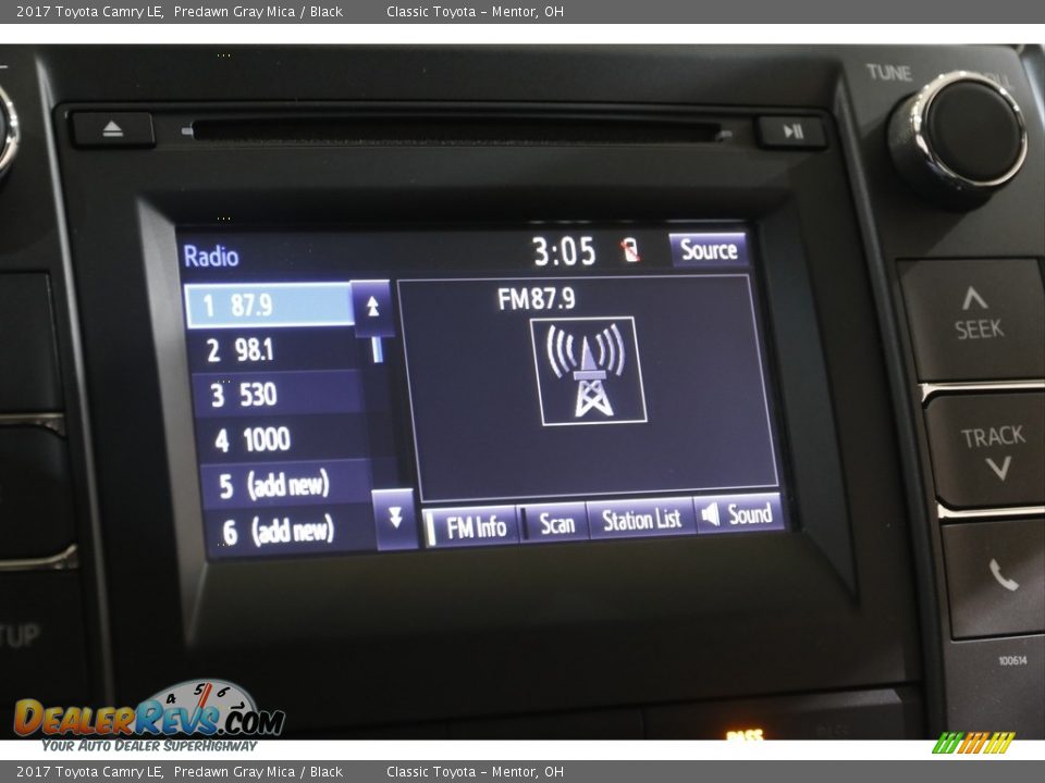 2017 Toyota Camry LE Predawn Gray Mica / Black Photo #9