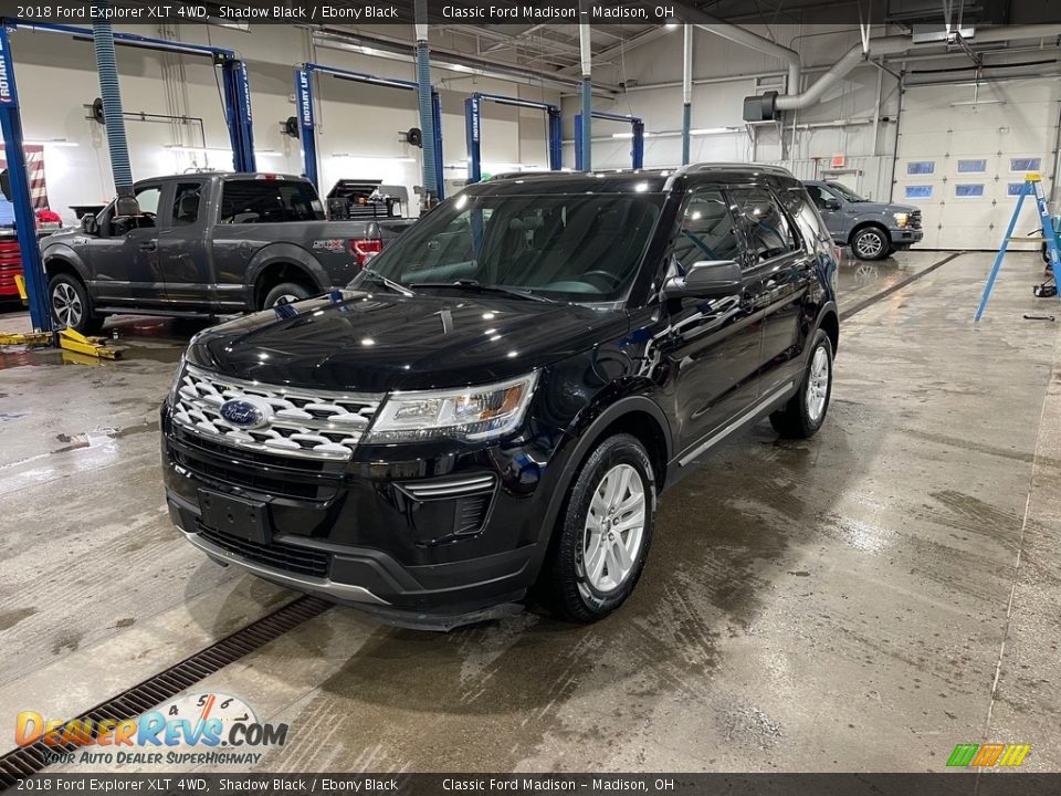 2018 Ford Explorer XLT 4WD Shadow Black / Ebony Black Photo #1