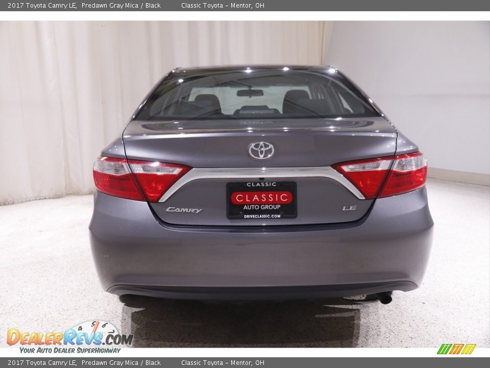 2017 Toyota Camry LE Predawn Gray Mica / Black Photo #16
