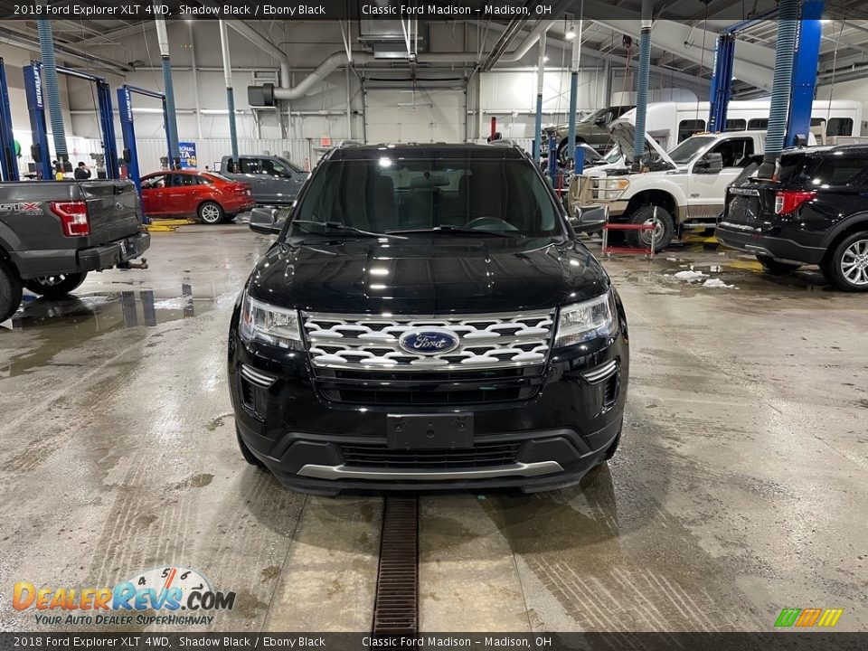 2018 Ford Explorer XLT 4WD Shadow Black / Ebony Black Photo #2