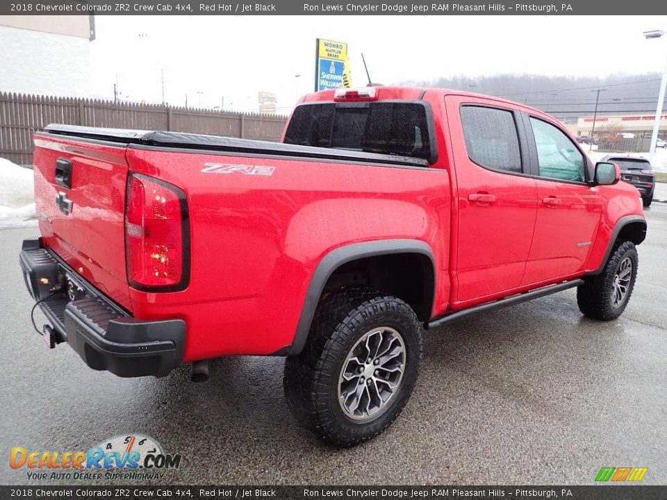 2018 Chevrolet Colorado ZR2 Crew Cab 4x4 Red Hot / Jet Black Photo #6