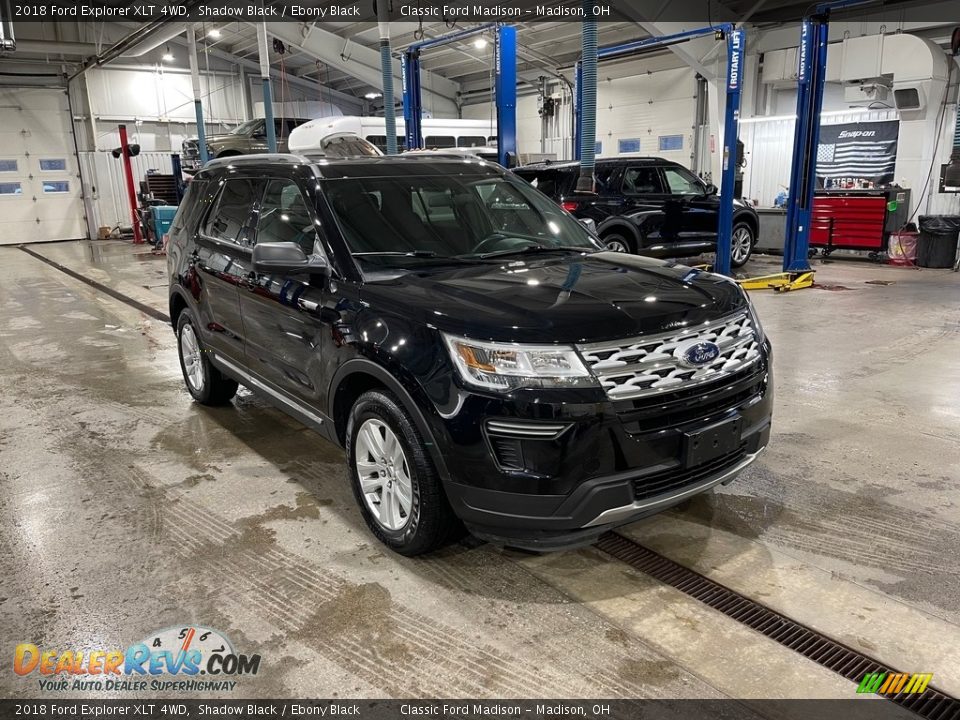 2018 Ford Explorer XLT 4WD Shadow Black / Ebony Black Photo #3