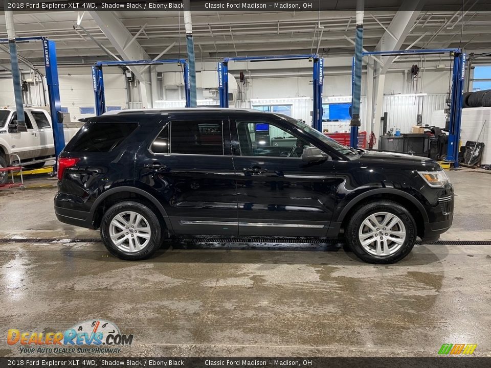2018 Ford Explorer XLT 4WD Shadow Black / Ebony Black Photo #4