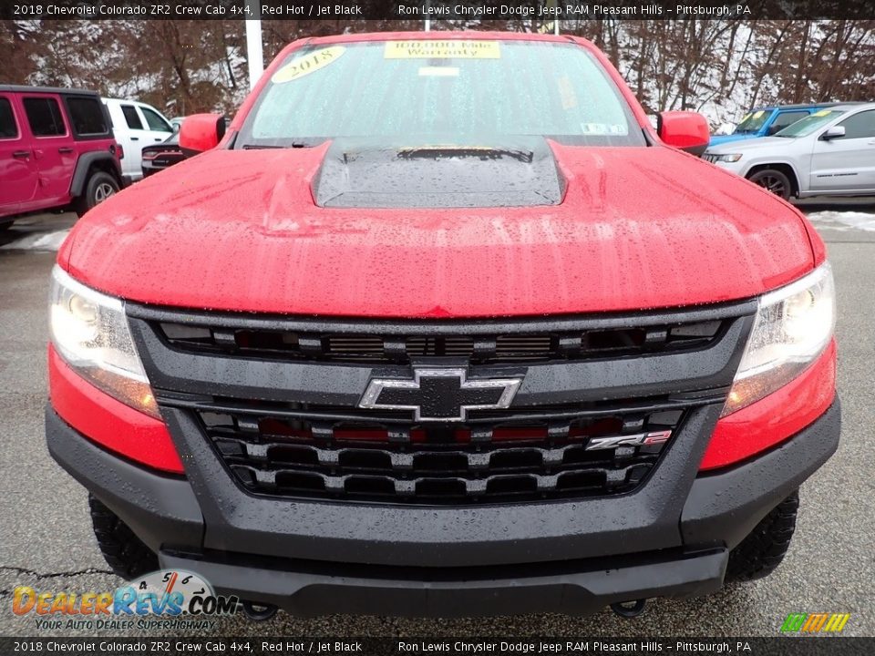 2018 Chevrolet Colorado ZR2 Crew Cab 4x4 Red Hot / Jet Black Photo #9