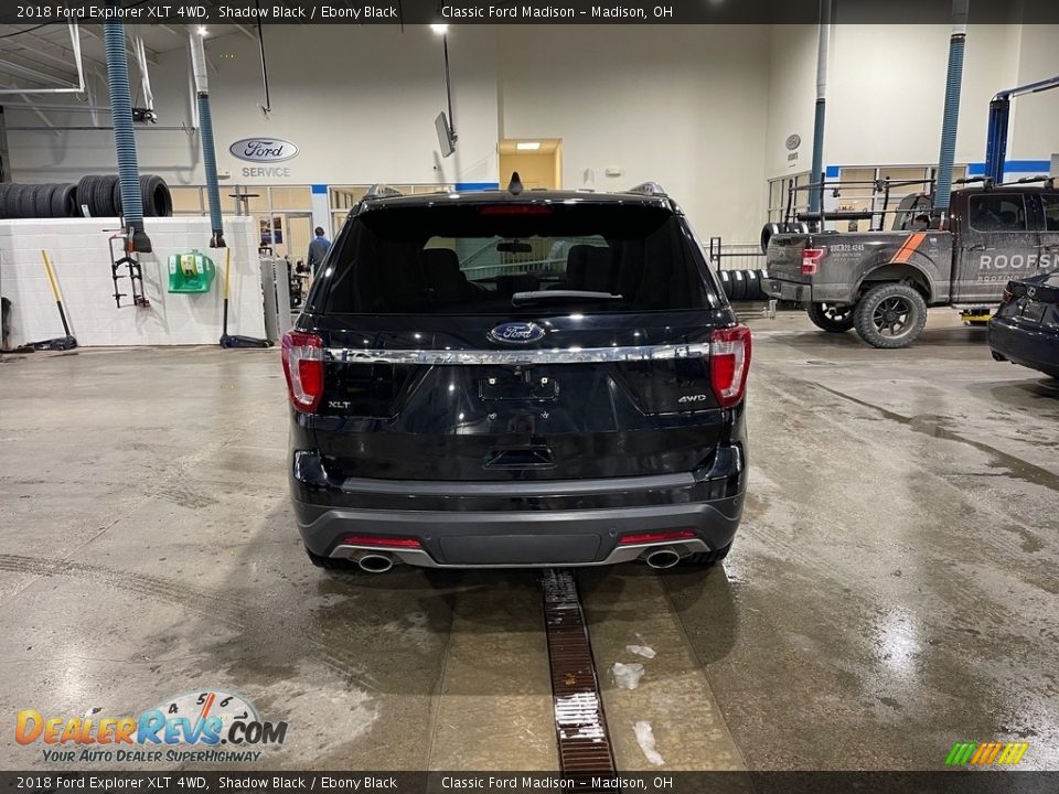 2018 Ford Explorer XLT 4WD Shadow Black / Ebony Black Photo #6