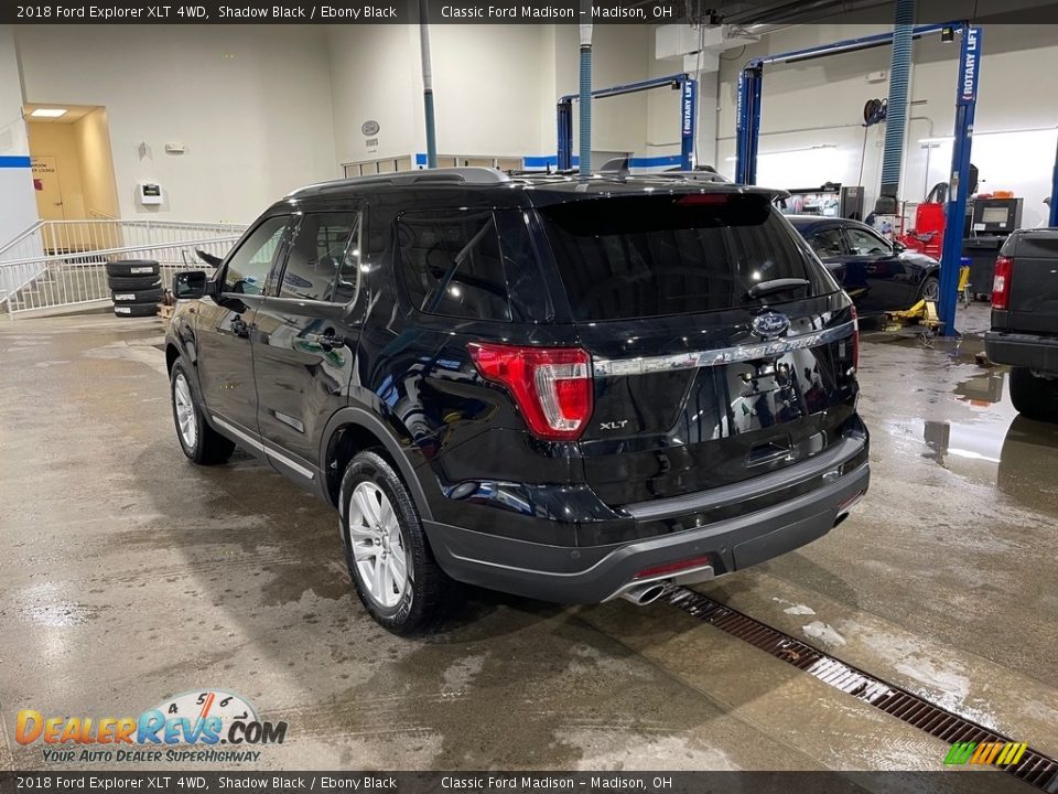 2018 Ford Explorer XLT 4WD Shadow Black / Ebony Black Photo #7