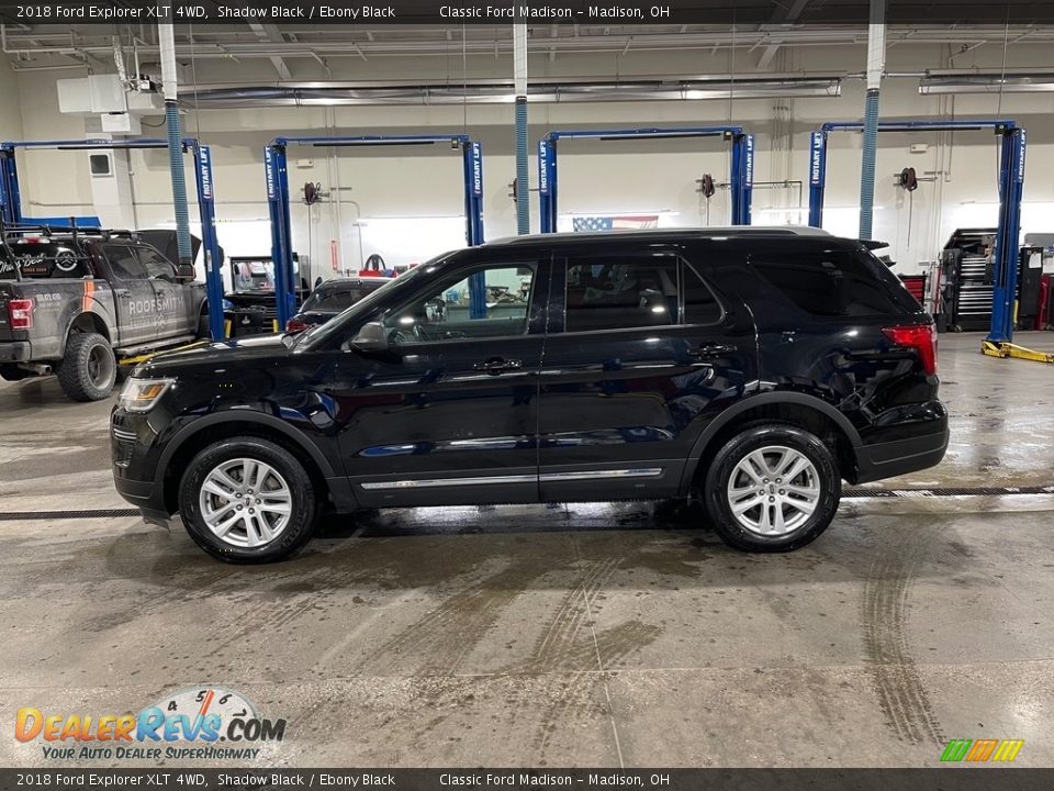 2018 Ford Explorer XLT 4WD Shadow Black / Ebony Black Photo #8