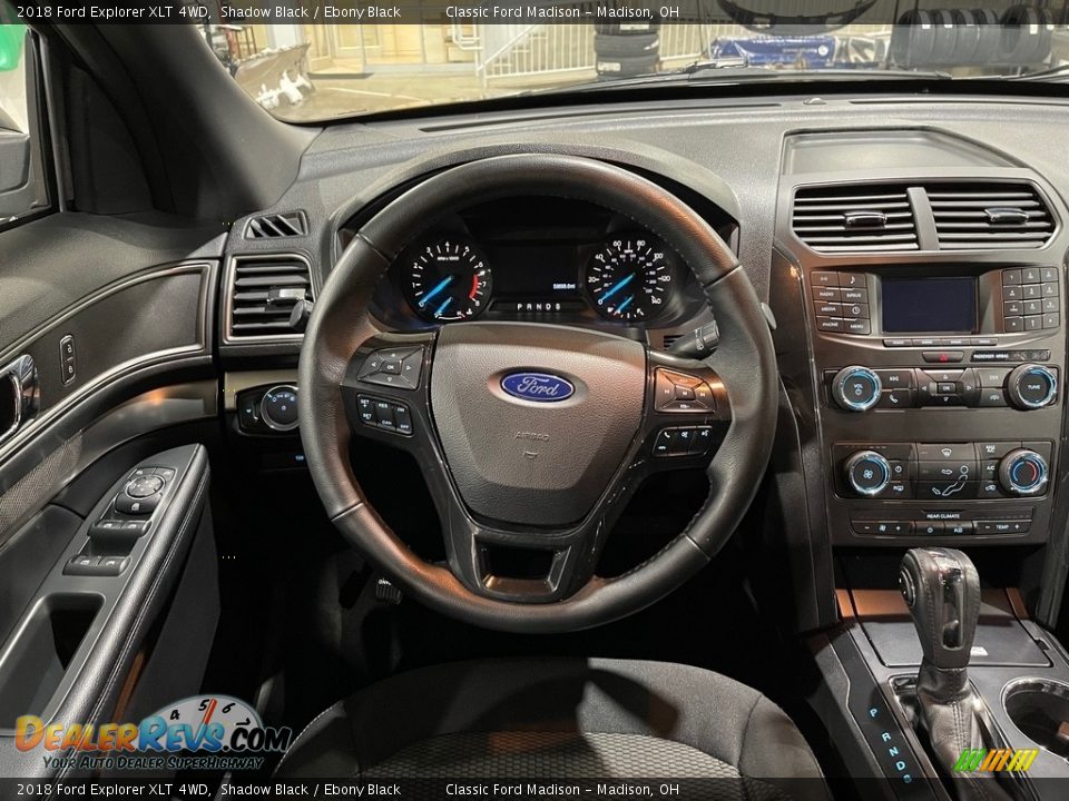 2018 Ford Explorer XLT 4WD Shadow Black / Ebony Black Photo #9