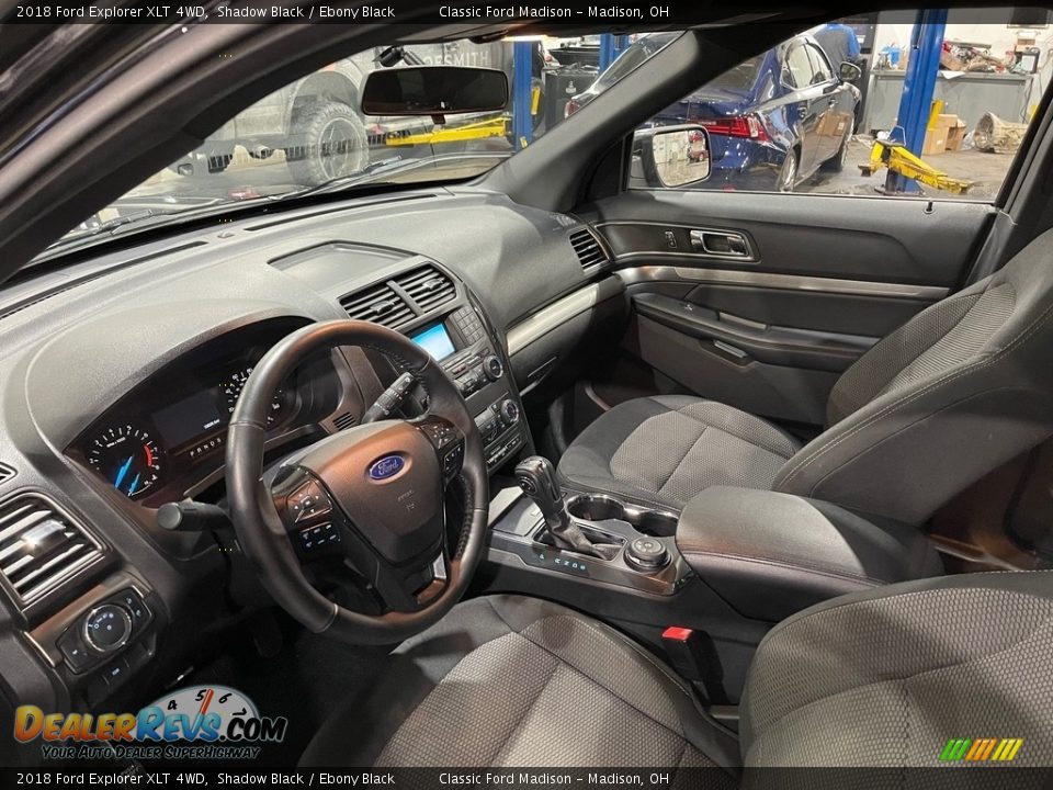 2018 Ford Explorer XLT 4WD Shadow Black / Ebony Black Photo #11
