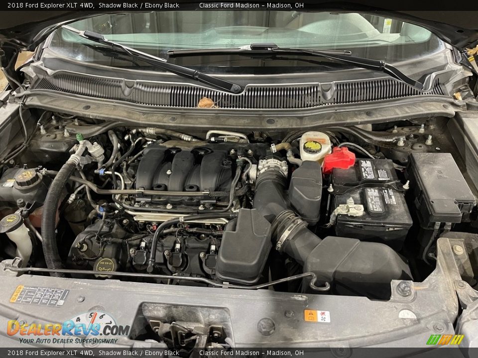 2018 Ford Explorer XLT 4WD Shadow Black / Ebony Black Photo #17