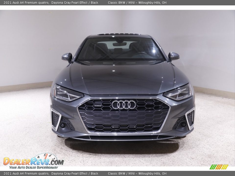 2021 Audi A4 Premium quattro Daytona Gray Pearl Effect / Black Photo #2