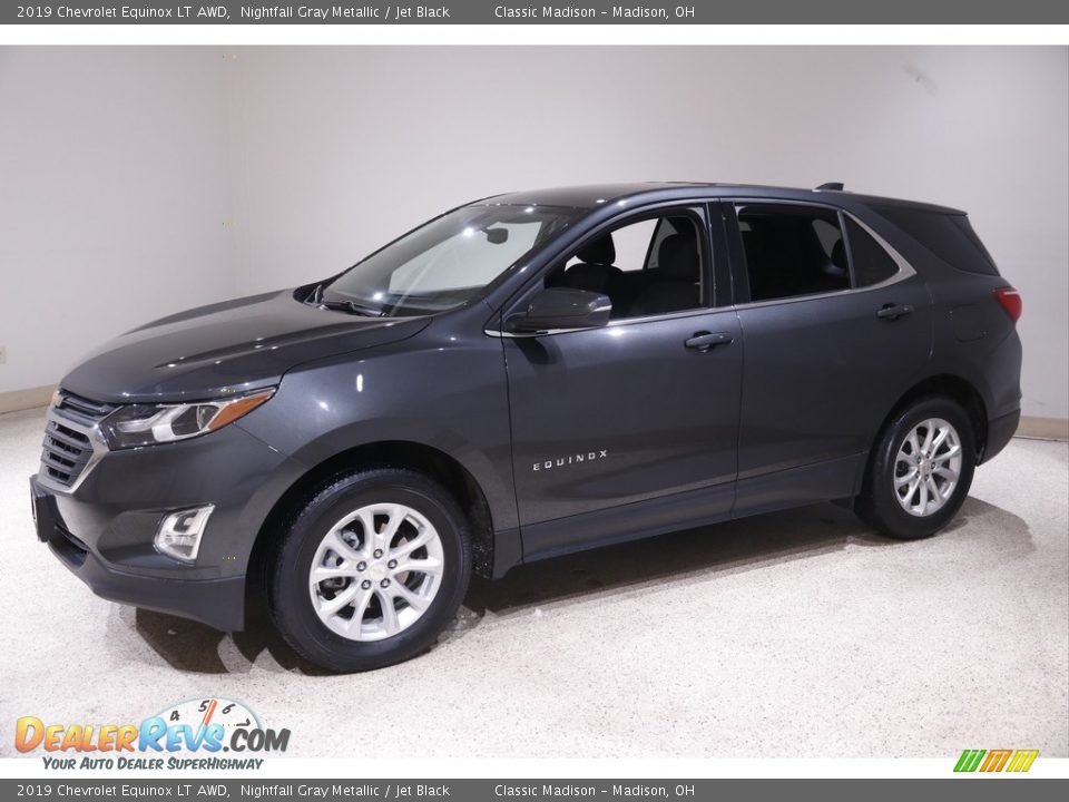 2019 Chevrolet Equinox LT AWD Nightfall Gray Metallic / Jet Black Photo #3
