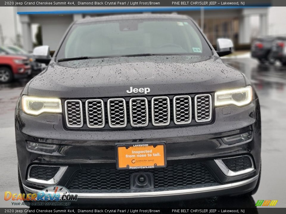 2020 Jeep Grand Cherokee Summit 4x4 Diamond Black Crystal Pearl / Light Frost/Brown Photo #18