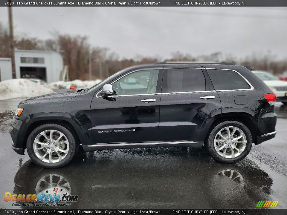 2020 Jeep Grand Cherokee Summit 4x4 Diamond Black Crystal Pearl / Light Frost/Brown Photo #19