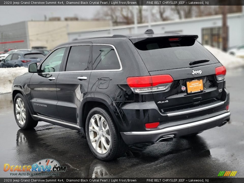 2020 Jeep Grand Cherokee Summit 4x4 Diamond Black Crystal Pearl / Light Frost/Brown Photo #20