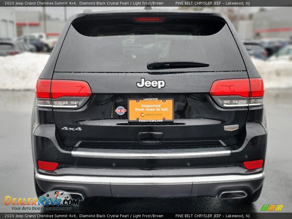 2020 Jeep Grand Cherokee Summit 4x4 Diamond Black Crystal Pearl / Light Frost/Brown Photo #21