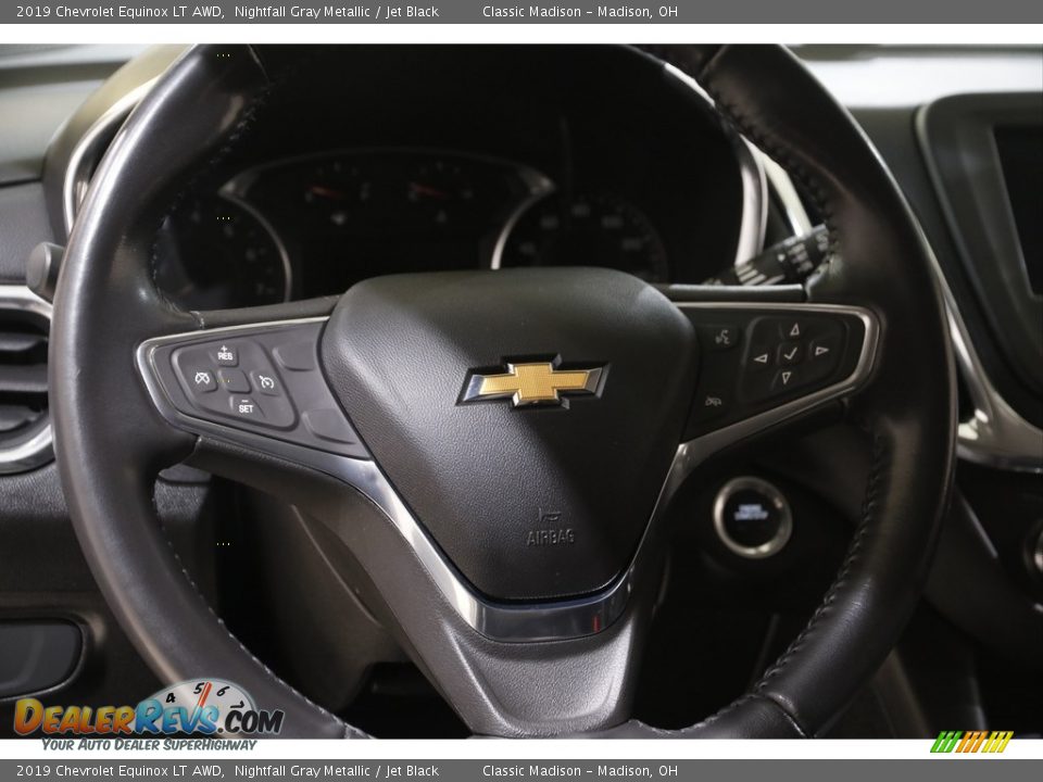 2019 Chevrolet Equinox LT AWD Nightfall Gray Metallic / Jet Black Photo #7