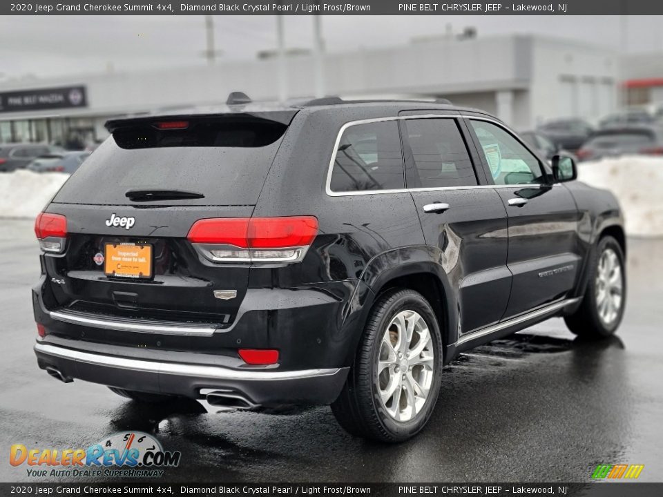 2020 Jeep Grand Cherokee Summit 4x4 Diamond Black Crystal Pearl / Light Frost/Brown Photo #22