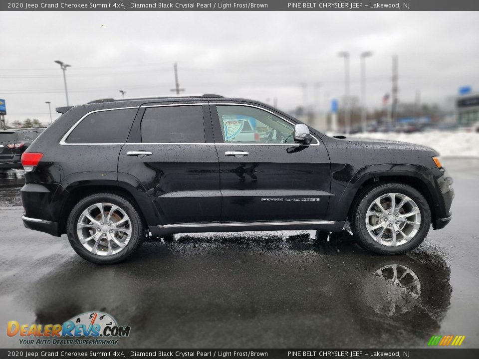 2020 Jeep Grand Cherokee Summit 4x4 Diamond Black Crystal Pearl / Light Frost/Brown Photo #23