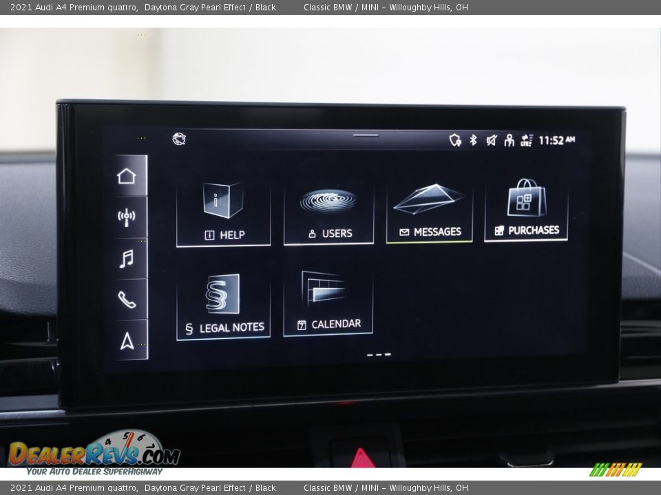 2021 Audi A4 Premium quattro Daytona Gray Pearl Effect / Black Photo #12