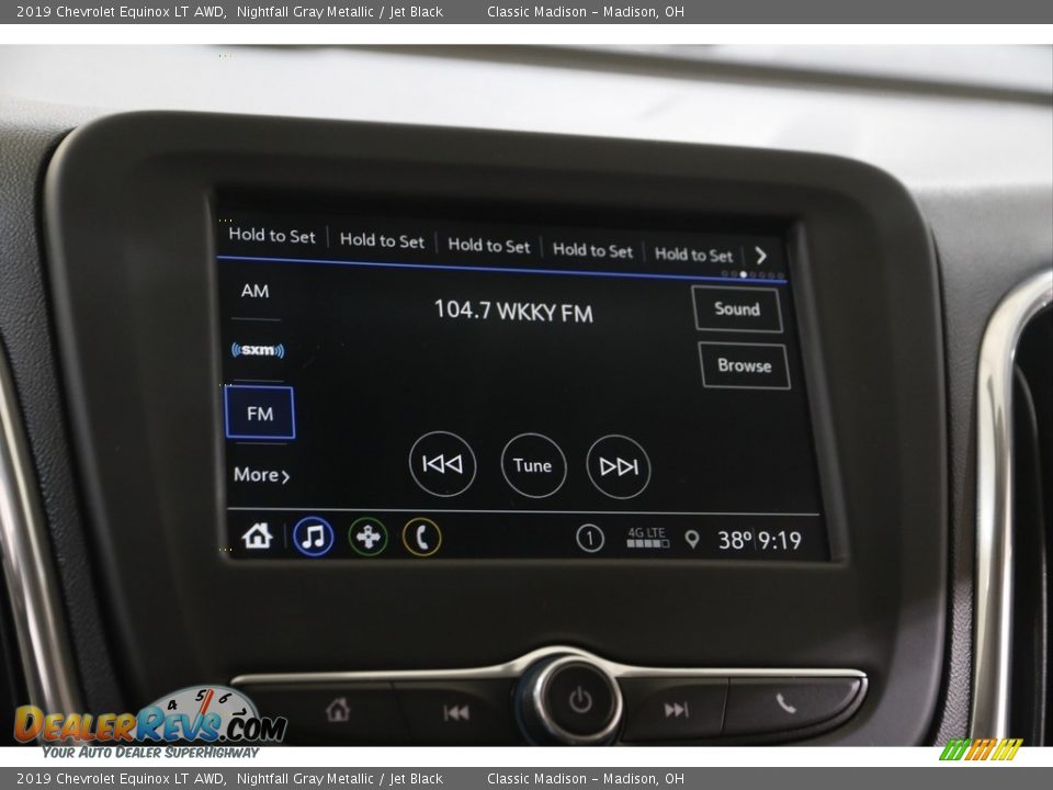 2019 Chevrolet Equinox LT AWD Nightfall Gray Metallic / Jet Black Photo #10