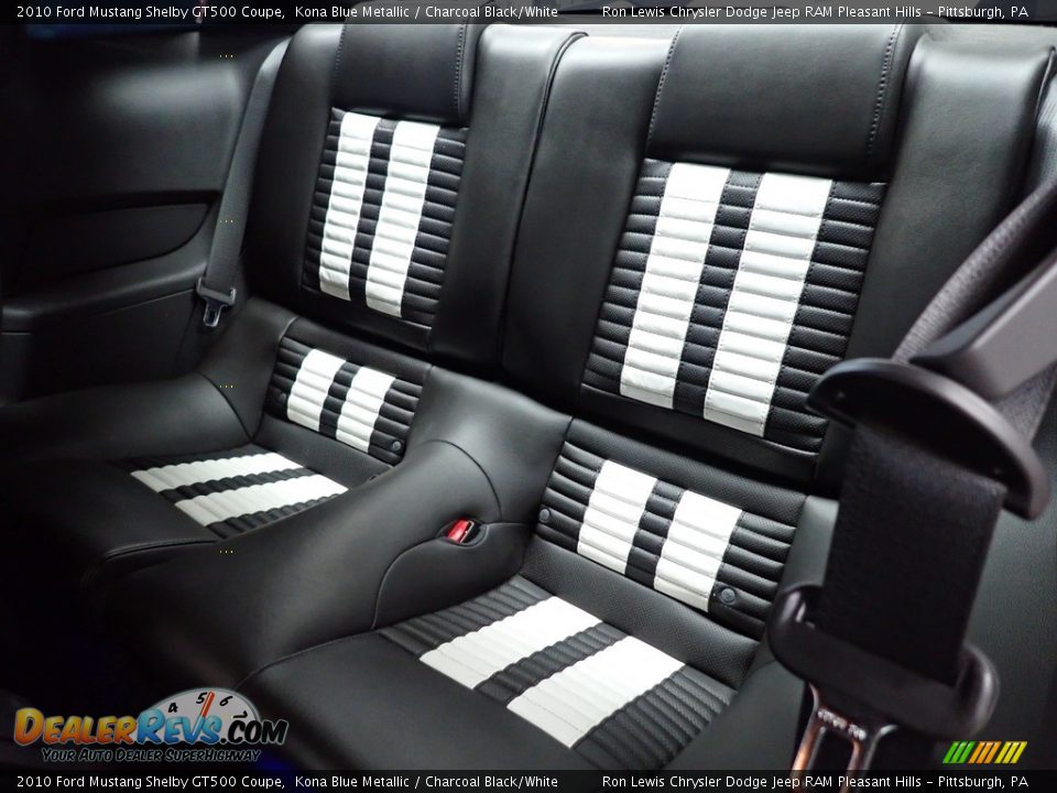 Rear Seat of 2010 Ford Mustang Shelby GT500 Coupe Photo #12