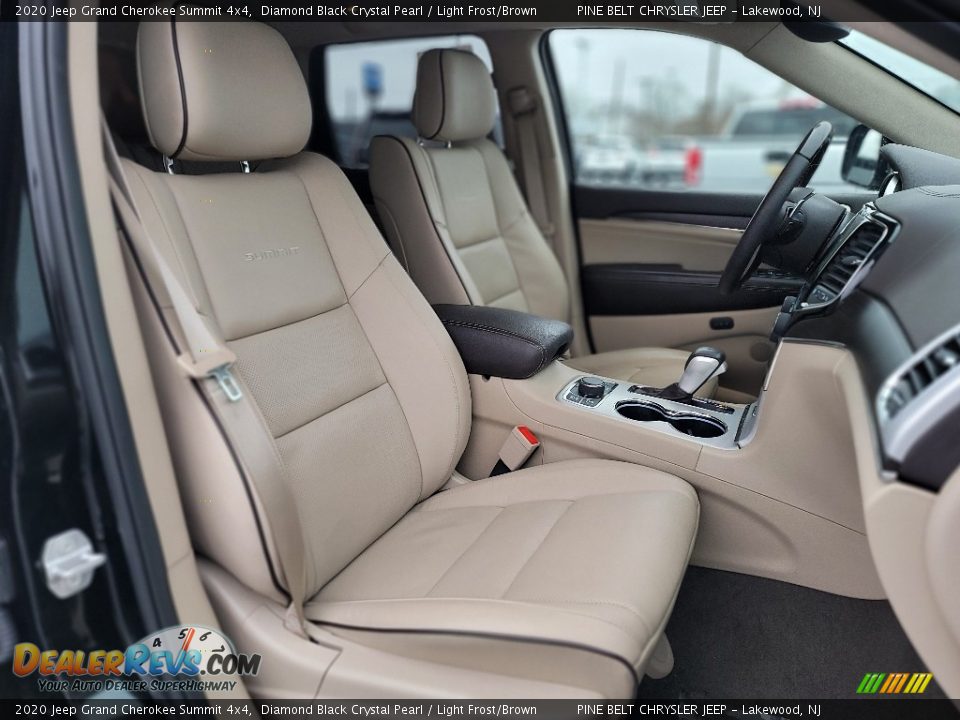 2020 Jeep Grand Cherokee Summit 4x4 Diamond Black Crystal Pearl / Light Frost/Brown Photo #28