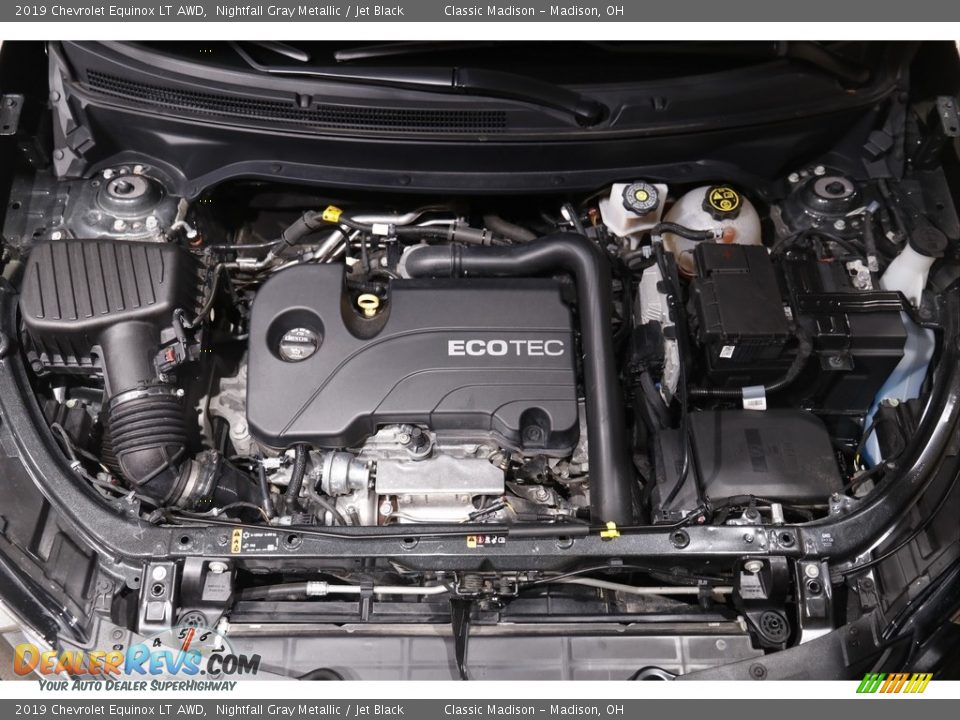 2019 Chevrolet Equinox LT AWD Nightfall Gray Metallic / Jet Black Photo #17