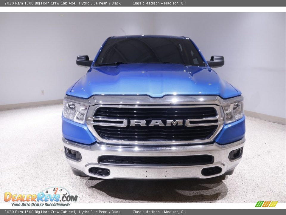 2020 Ram 1500 Big Horn Crew Cab 4x4 Hydro Blue Pearl / Black Photo #2