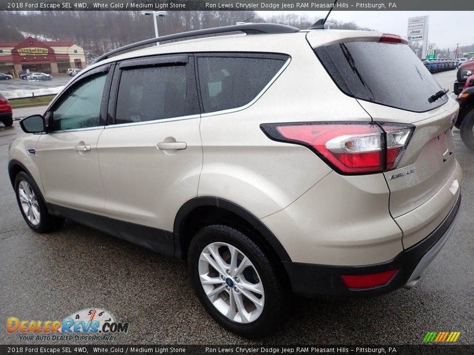 2018 Ford Escape SEL 4WD White Gold / Medium Light Stone Photo #3