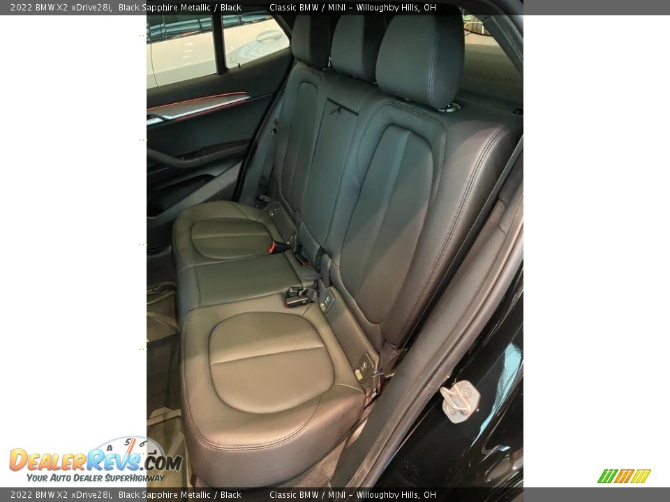 Rear Seat of 2022 BMW X2 xDrive28i Photo #5
