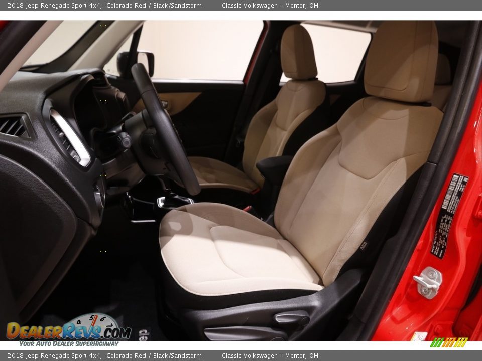 2018 Jeep Renegade Sport 4x4 Colorado Red / Black/Sandstorm Photo #5