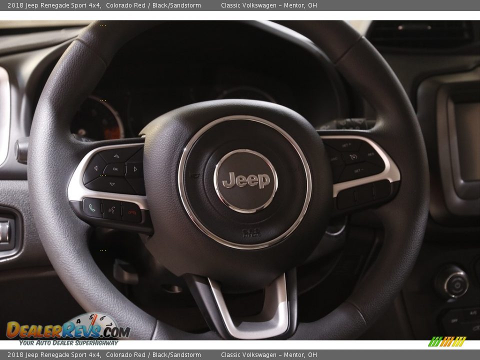 2018 Jeep Renegade Sport 4x4 Colorado Red / Black/Sandstorm Photo #7